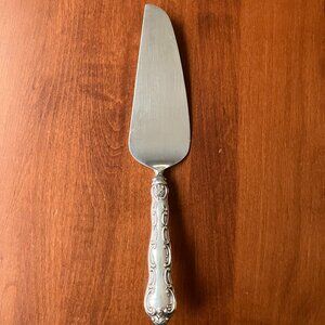 Gorham Sterling (925) Silver Handle - Stainless Cake Knife / Pie Server - 10.75"